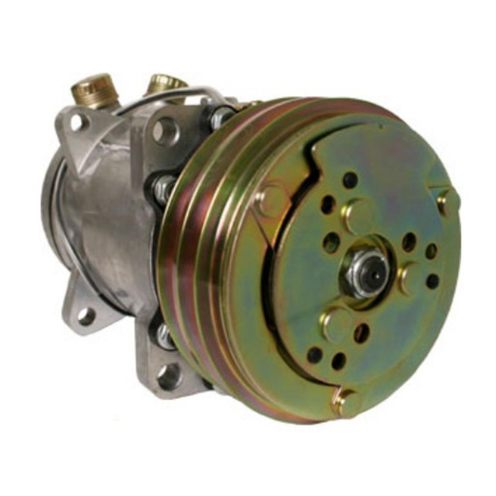 A/C Compressor w/Clutch Fits Ford/New Holland Combine & Forage Harvester