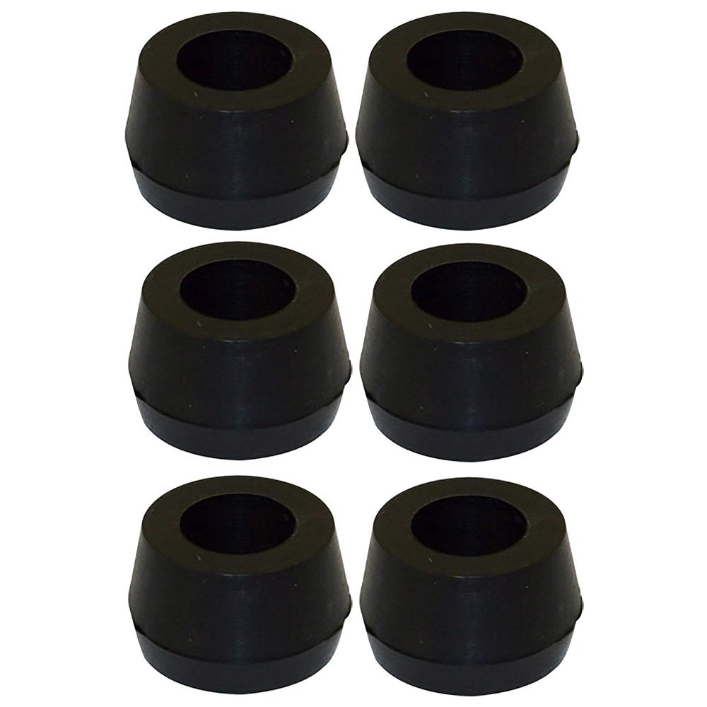 Qty 6: Rubber Seat Bushing Fits Allis Chalmers Replaces 222488