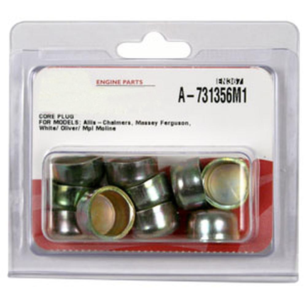 Freeze Plugs - 10 Pack 731356M1 Fits Massey Ferguson 410 4500 50 50