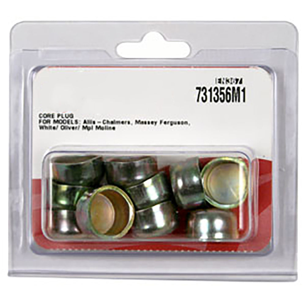 Freeze Plugs - 10 Pack 731356M1 Fits Massey Ferguson 410 4500 50 50