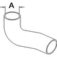 737163M1 Tractor Bypass Hose Fits MF 1080 595 698 747946M91
