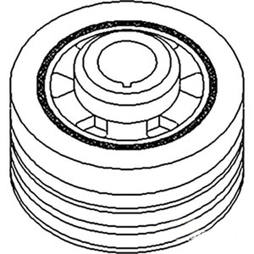 Crankshaft Dampener Pulley Fits Allis Chalmers 7000 7010 7020 8010 74009848