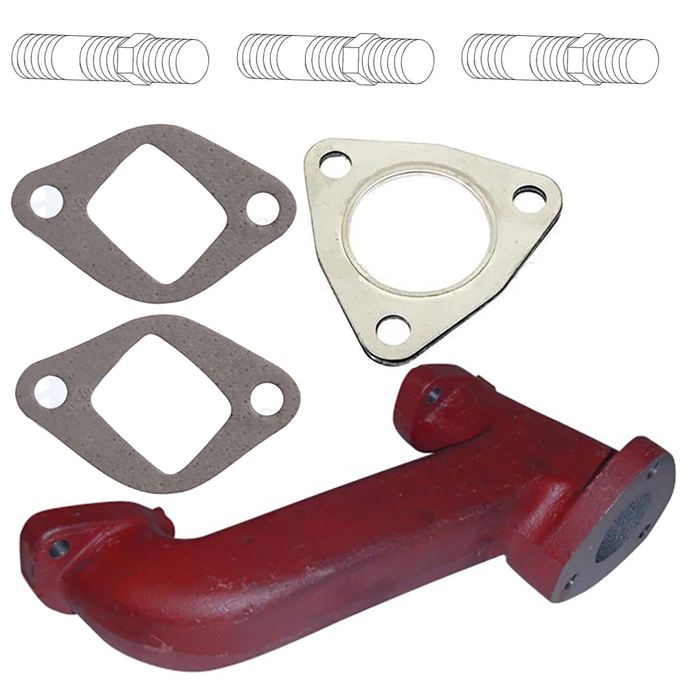 Manifold w/ Gaskets & Bolts Fits Massey Ferguson Replaces 0826232