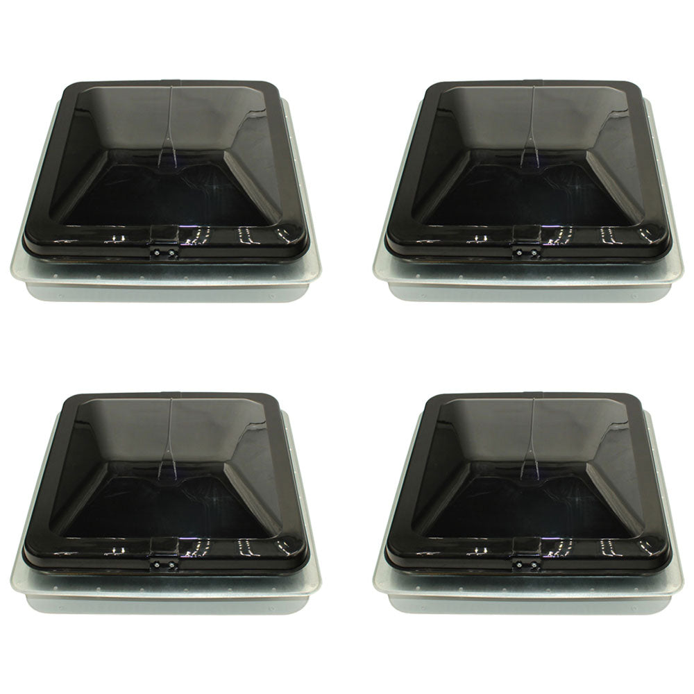 Title: Short 74111A-C1G1 Set of (4) Replacement 14" White Roof Vent w/ Smoke Col