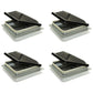 Title: Short 74111A-C1G1 Set of (4) Replacement 14" White Roof Vent w/ Smoke Col