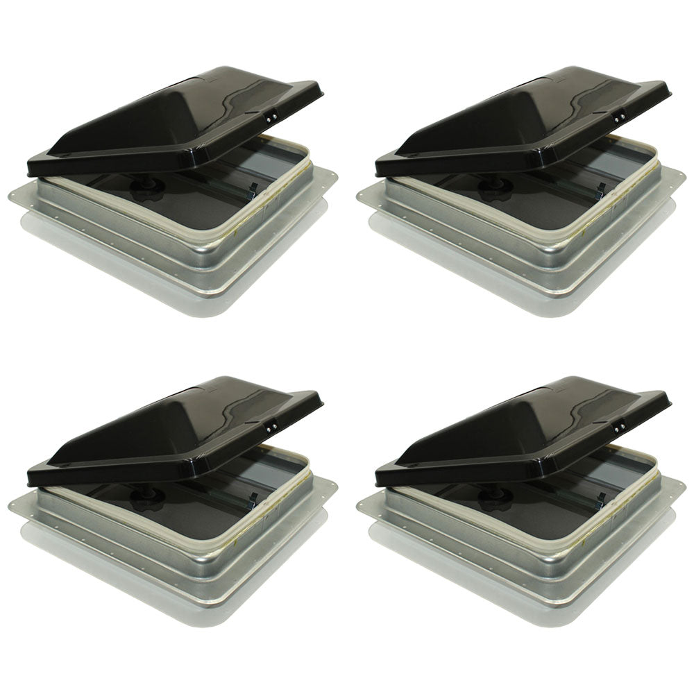 Title: Short 74111A-C1G1 Set of (4) Replacement 14" White Roof Vent w/ Smoke Col