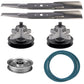 Blades, Spindles, Pulley & Belt Kit Fits MTD Replaces 490-110-C108