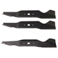 Set of 3, Replaces Blades 742-0644, 742-0645 For MTD