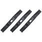 Three Mower Blades 742P05086-L Fits Cub Cadet 54" Cut Deck 14AQA3CM010