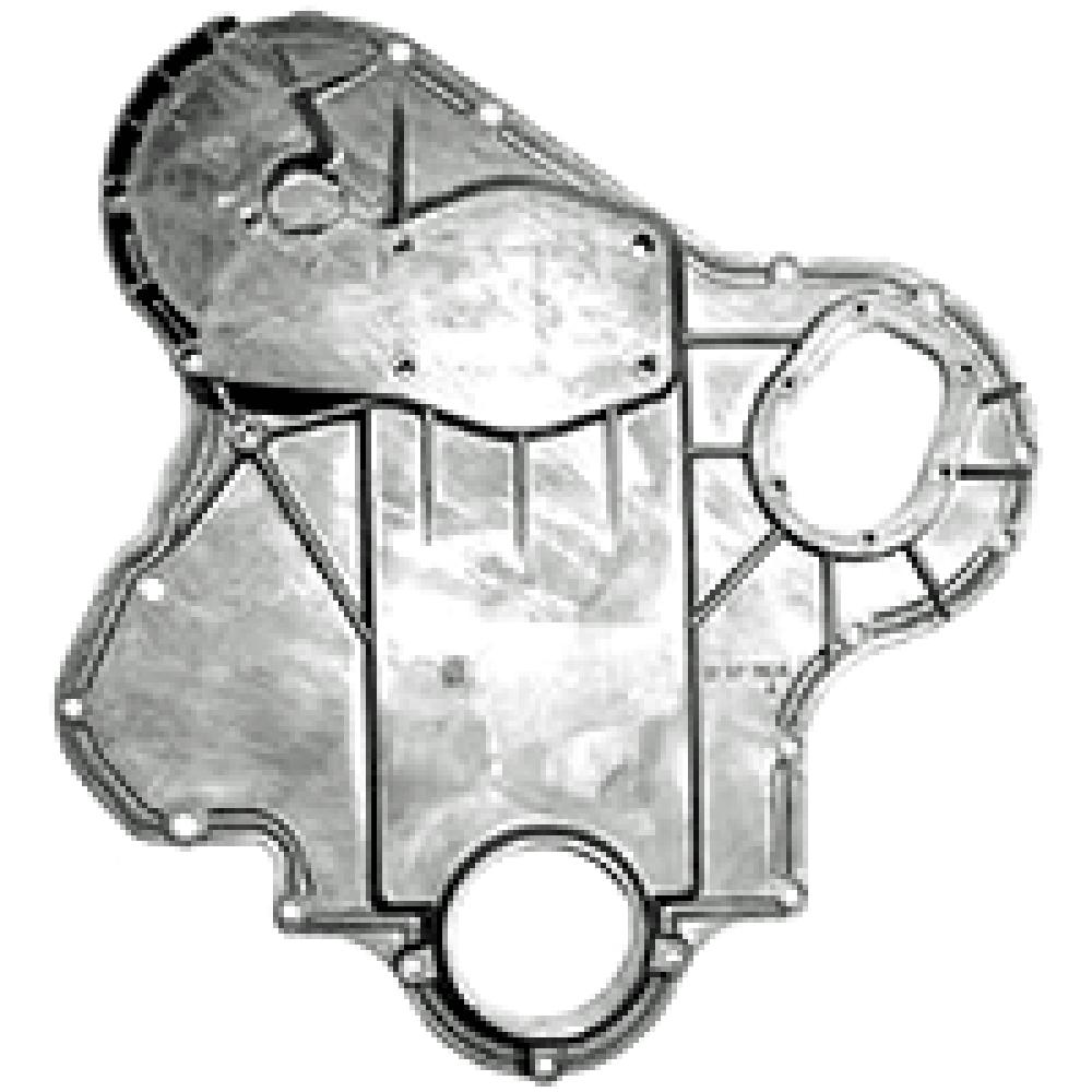 Timing Cover, 3637397M91 Fits Landini
