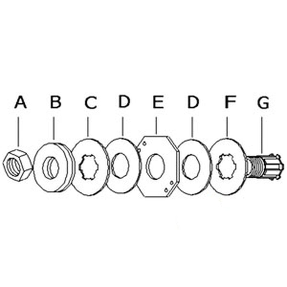 Slip Clutch Fits New Holland 910 909 Fits Ford 7500438