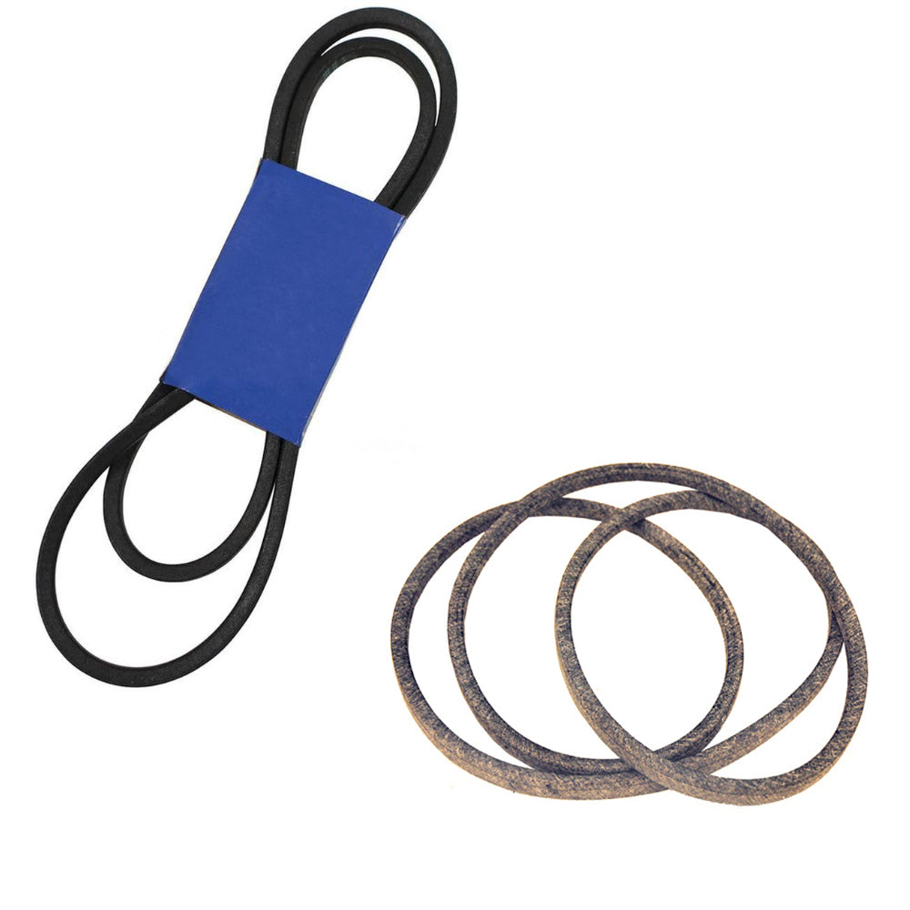 Deck & Drive Belt Combo 
 Fits White Replaces 07200436 Made with Aramid