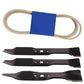 Blades & Belt Set Fits MTD Replaces 172-7926 Made with Aramid