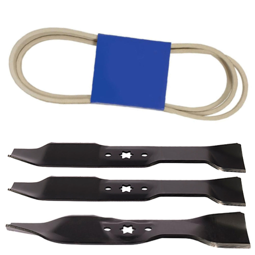 Blades & Belt Set Fits MTD Replaces 172-7926 Made with Aramid