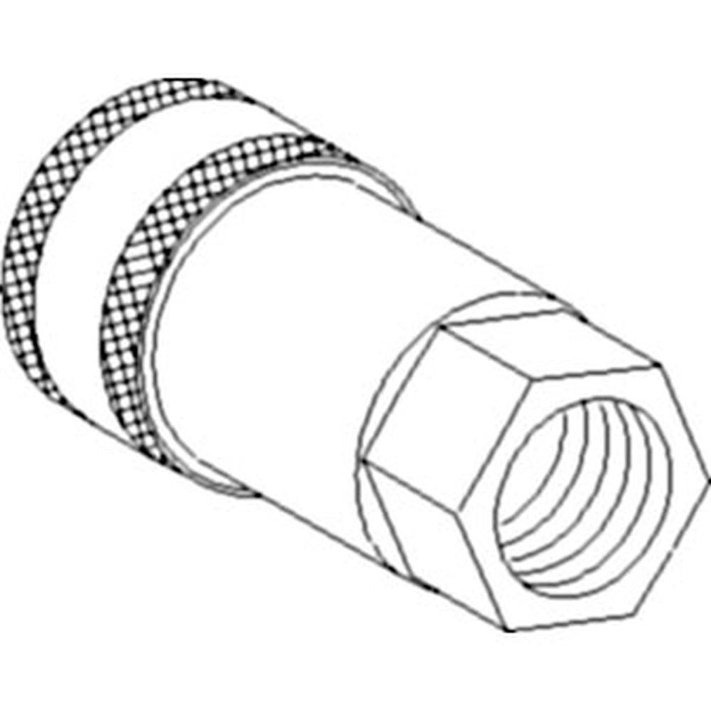 75540-66320 Hydraulic Female Coupler Fits Kubota Tractor Models B2410 B20 B2630