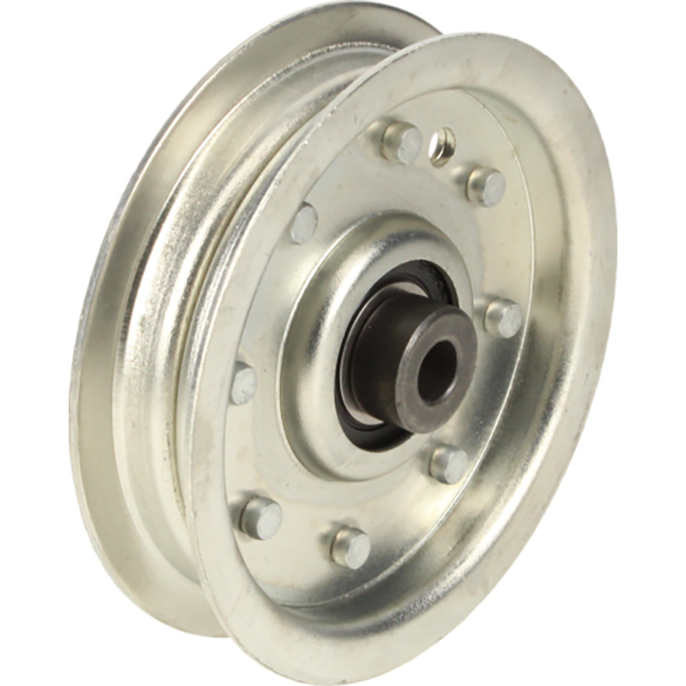 Flat Idler Pulley with Flanges Fits Bolens Replaces 756-0365