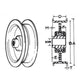 Deck Idler Pulley 4-1/8" x 3/8" 756-0627 fit MTD White / Fits Troy-bilt