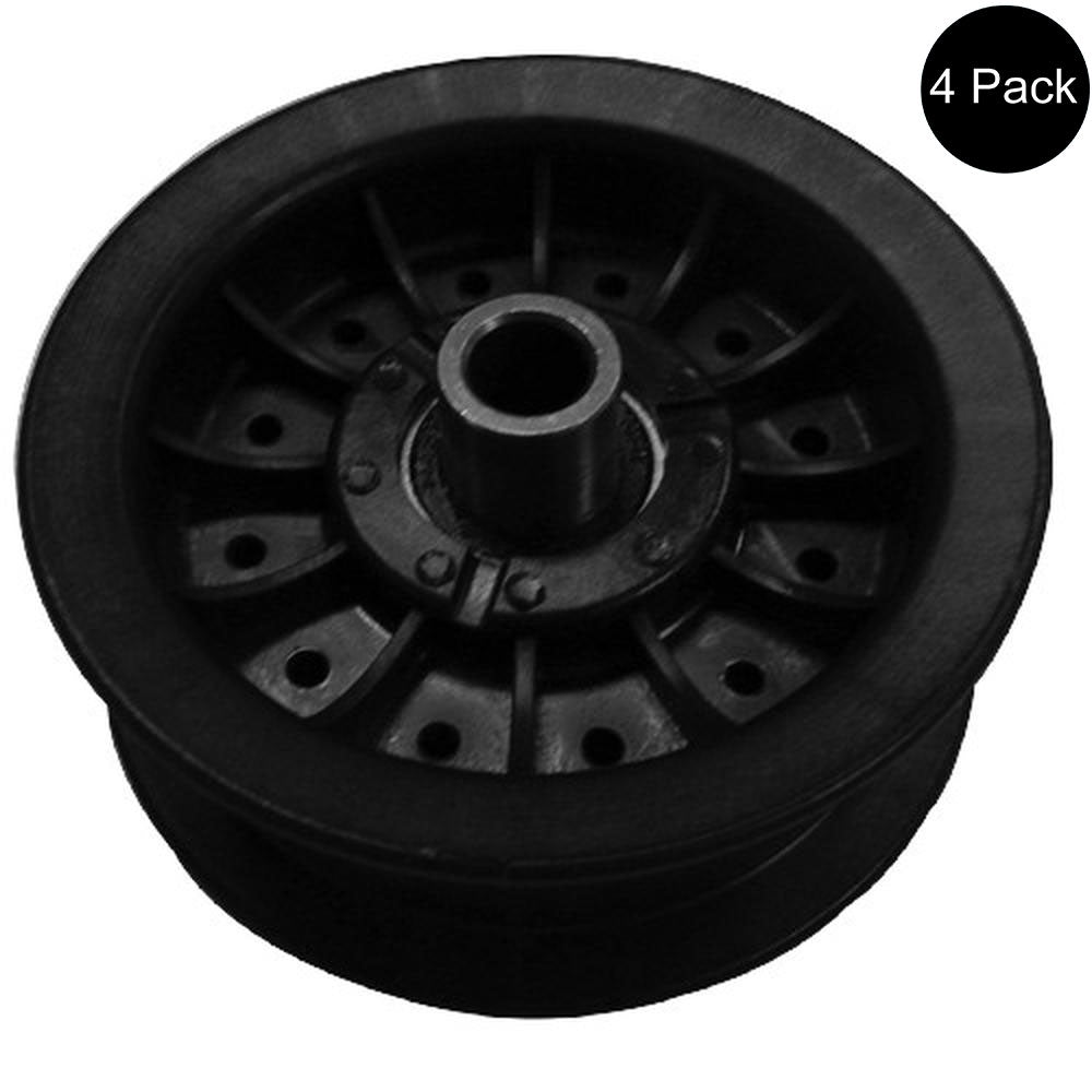 Qty 4: Flat Idler Pulley Fits Massey Ferguson Replaces 1024515M1