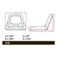 SEAT FOR PART 1286673C1 1286673-C1 1286674C91 1286674-C91 135763C1 135763-C1