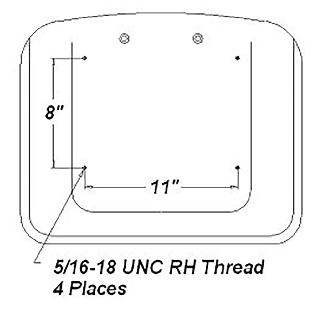 Black Vinyl High Back Seat Fits Case/International Harvester Replaces 1286674C91
