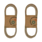 Qty 2: V-Belt - 5/8" x 106"
 Fits Dixie Chopper Replaces 2006B103R
