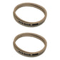 Qty 2: V-Belt - 5/8" x 106"
 Fits Simplicity Replaces 1657517