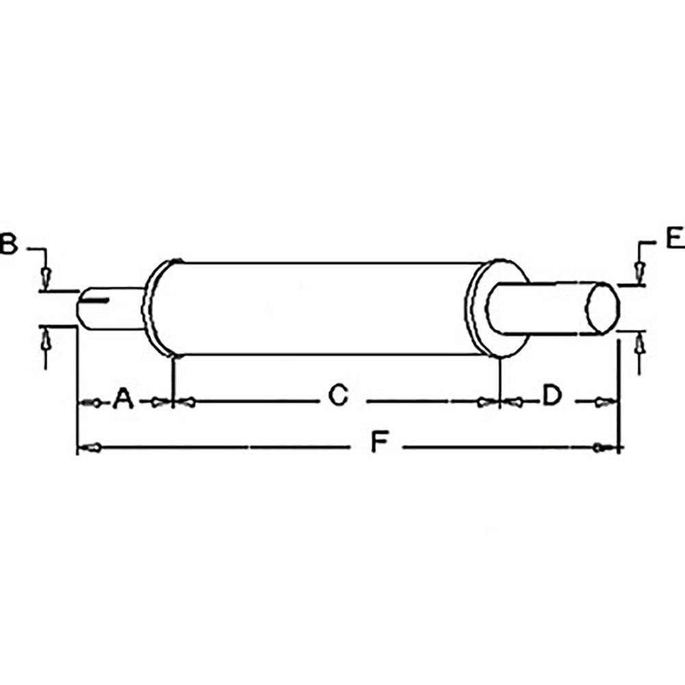 Muffler Fits Massey Harris MH101 JR MH20 MH22 MH22K MH30 MH30K MH33 MH333 MH44-6