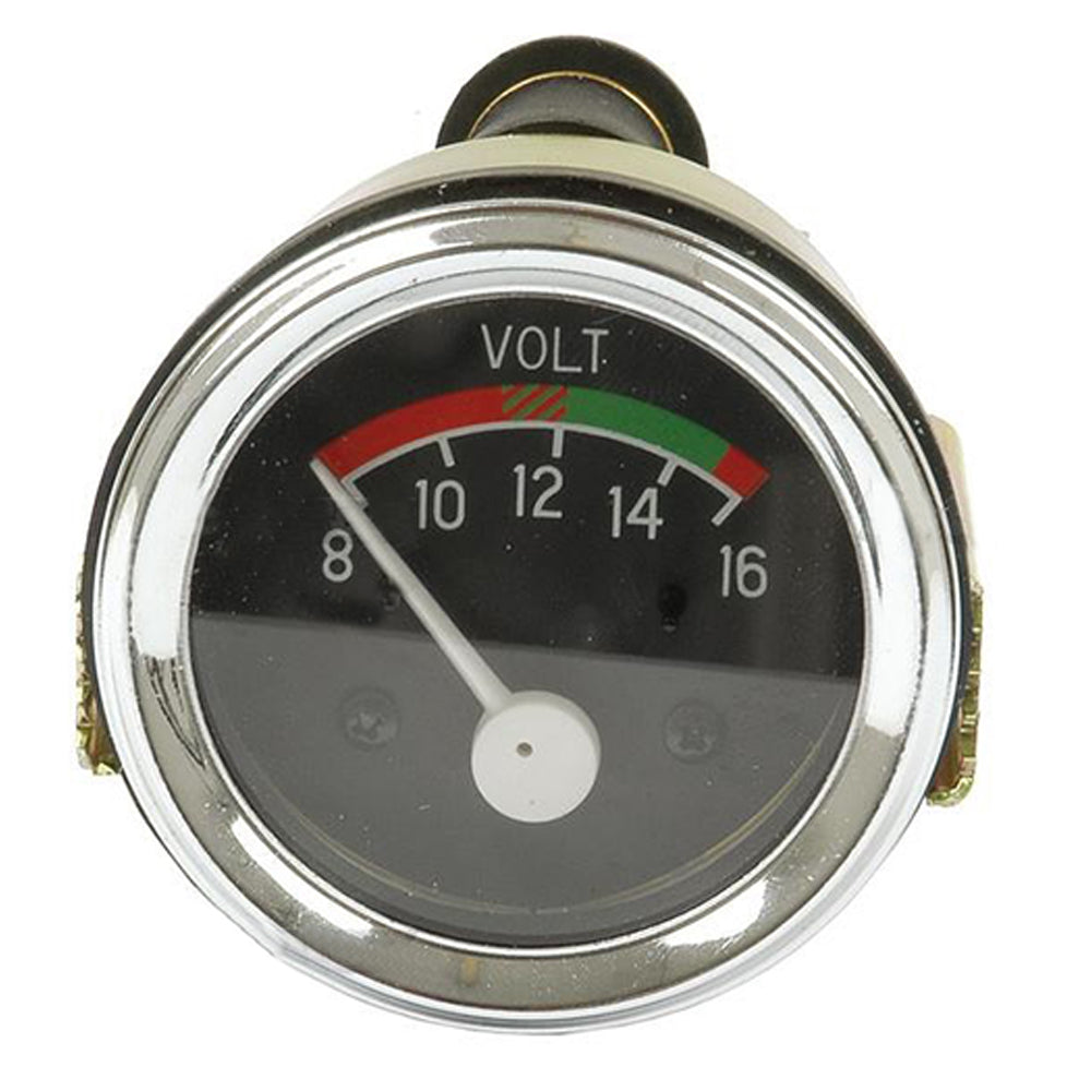 S.61428 Gauge, Volt Meter, 8/16V - Fits Massey Ferguson 230, 243, 253, 263 +