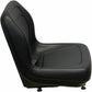 Black Vinyl Seat w/ Slide Rails Fits Ford New Holland 555 555A 555B 555C 55