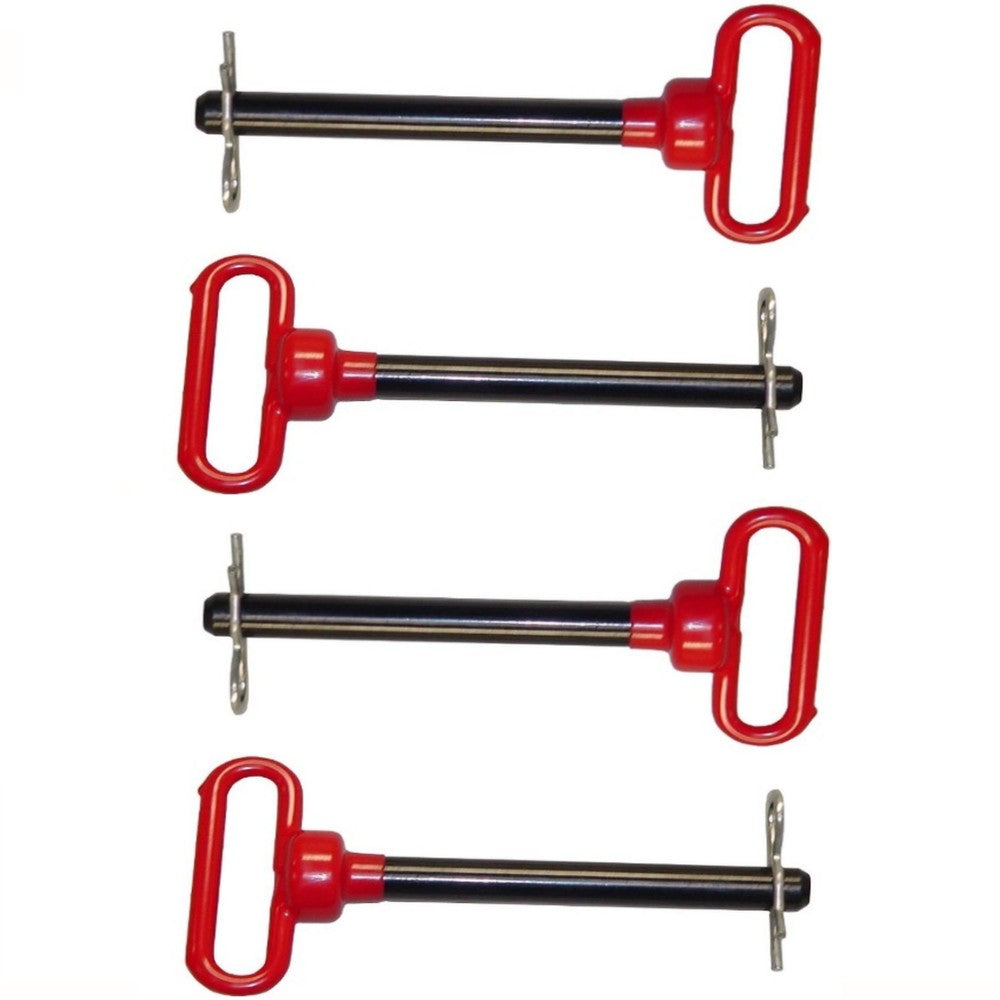 Qty 4: Red Handled Hitch Pins Fits Universal Products Replaces P8754