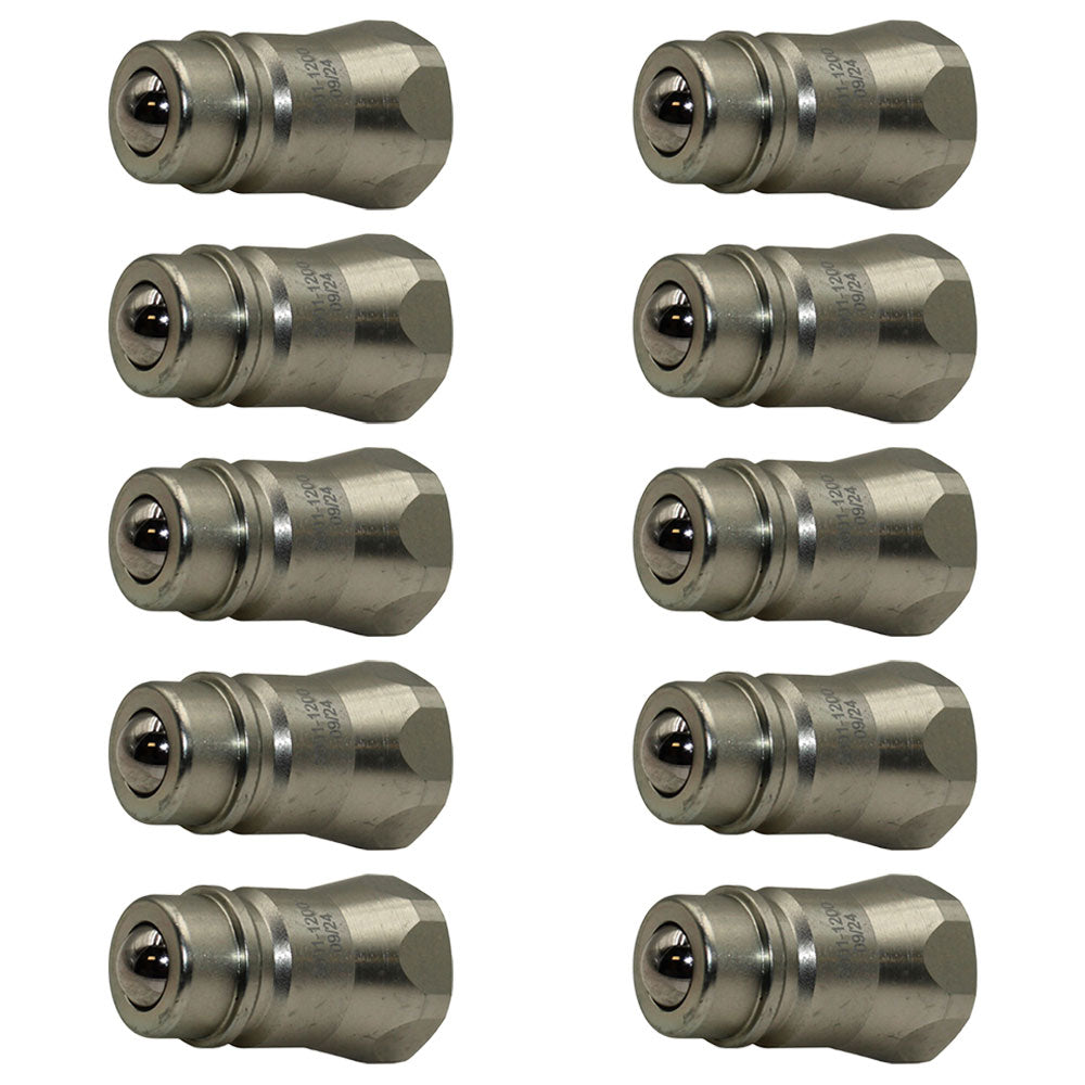 QTY 10: Male Tip
 Fits John Deere Replaces AF3212R