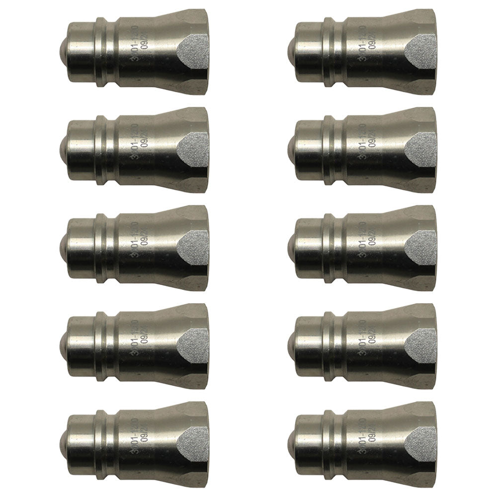 QTY 10: Male Tip
 Fits John Deere Replaces AF3212R