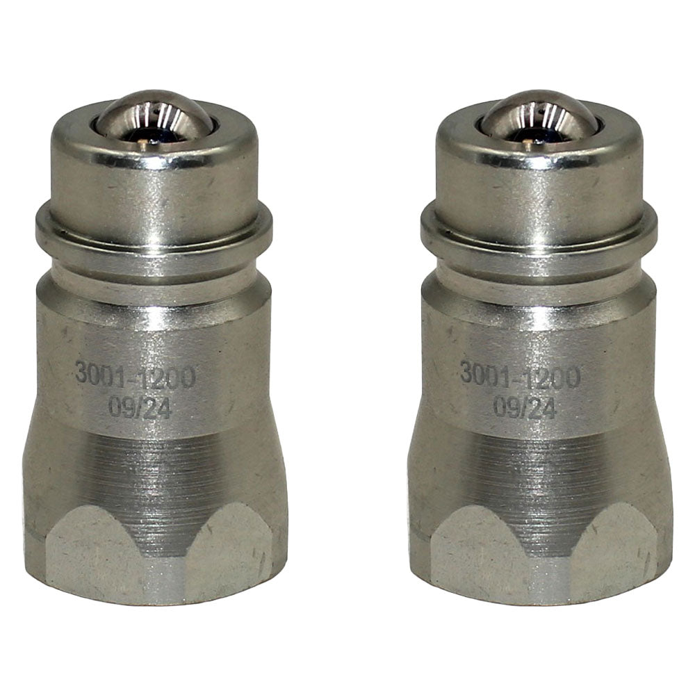 2 of Pioneer Hydraulic Male Tip 1/2" Body x 1/2" Female NPT x Ball Type Nipple