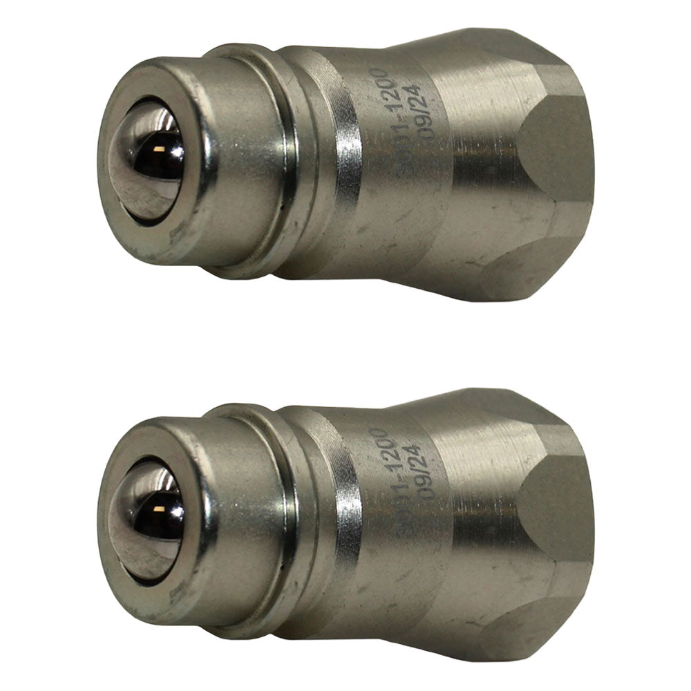 2 of Pioneer Hydraulic Male Tip 1/2" Body x 1/2" Female NPT x Ball Type Nipple
