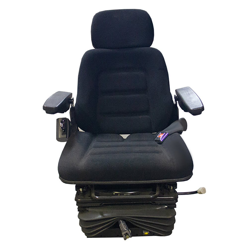 Universal Mechanical Fabric Seat for Loaders Backhoes And Construction Fits CAT