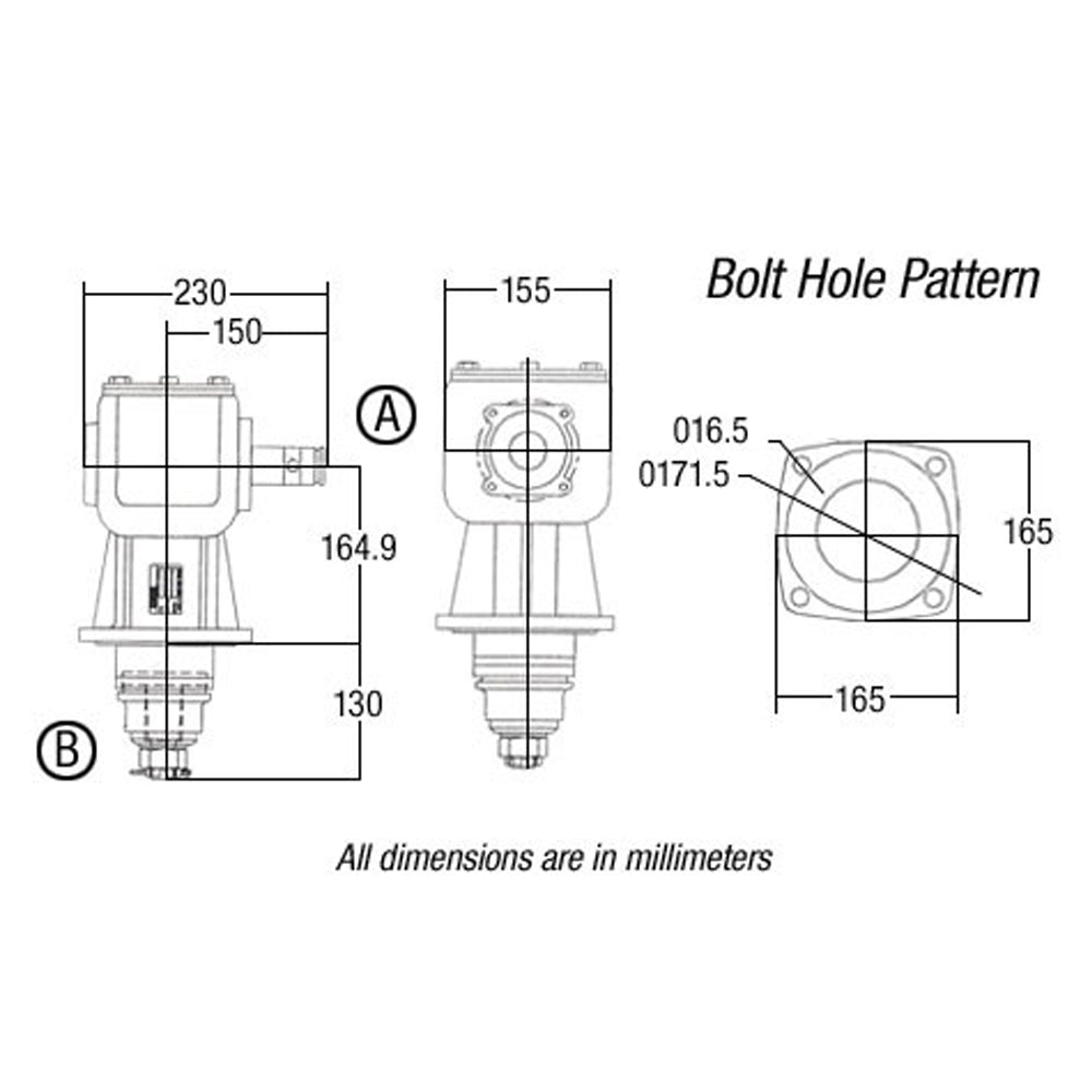BPS3035147006 U9.135.800.10 Gear Box fits Bush Hog Rotary Cutter RZ160