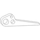 Brake / Drive Clutch Actuating Arm Fits Ford/New Holland Replaces 174466