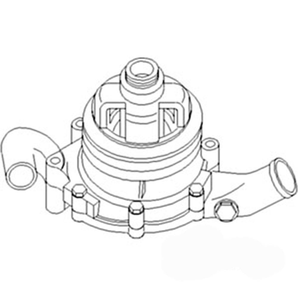 Water Pump - Fits Ford - FAPN8A513HH - Replaces 81863909, EJPN8A513EB