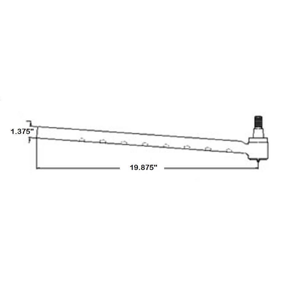 Right Hand Outer Tie Rod End Fits Ford/New Holland Replaces 81864106