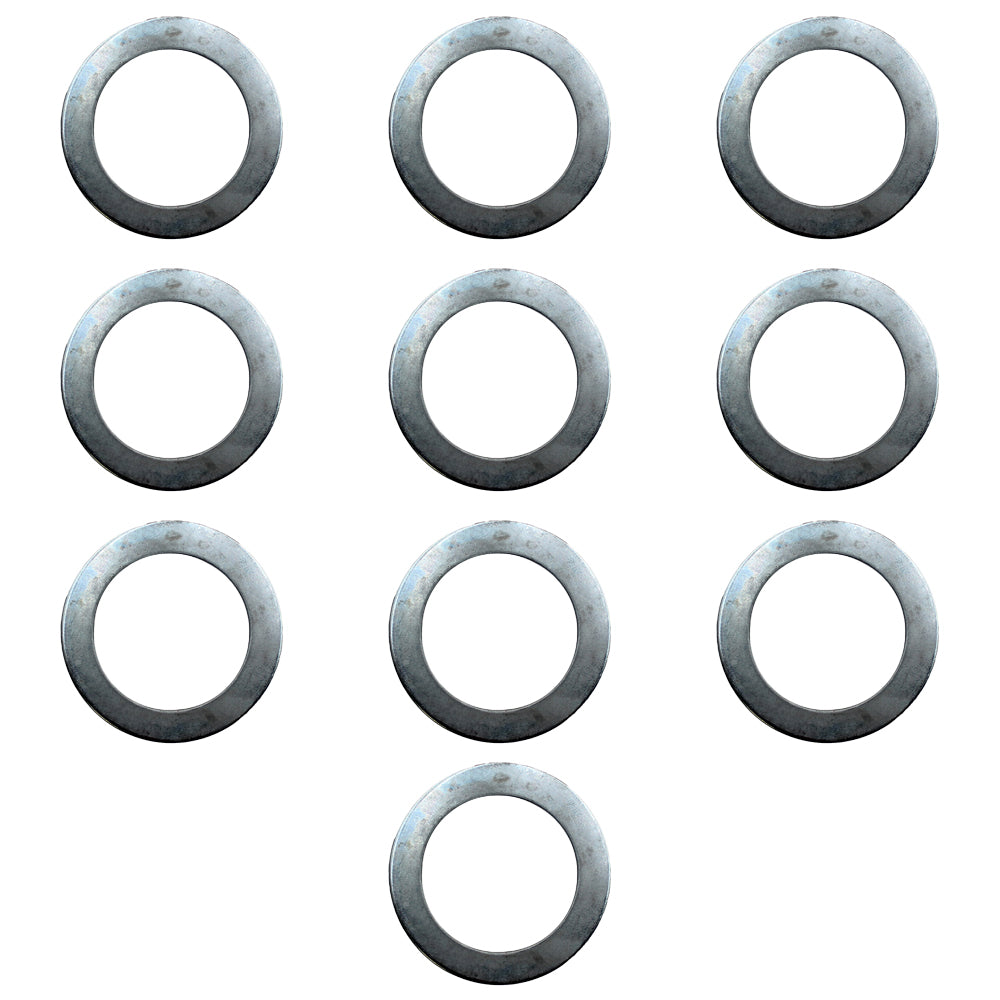 Ten New Bucket Pin Shim Washers 1.5 mm Set Of 10 Pcs. Fits JCB 819/00049
