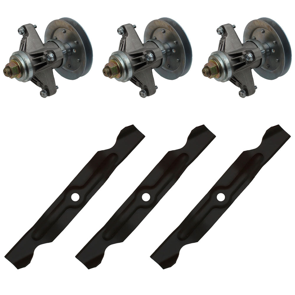 50" Spindle Blade Kit Fits Cub Cadet 918-04129A 742-04068 LT1050 Before 2007