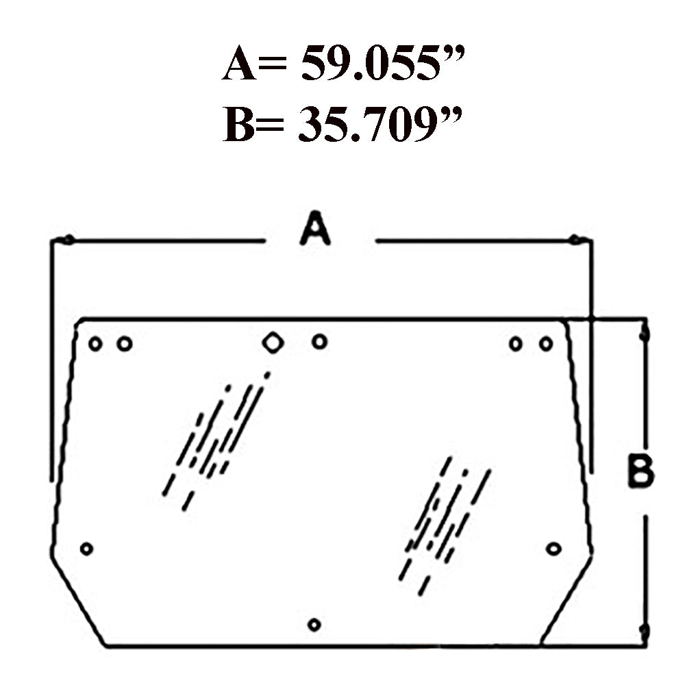 AM82016997 Upper Rear Glass
