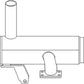 Muffler Fits Ford/New Holland Replaces 81871353