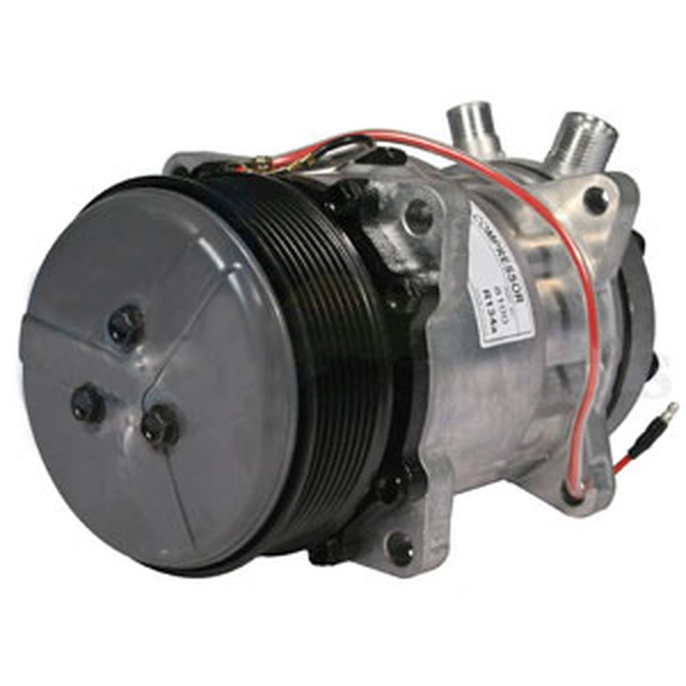 Sanden Compressor w/ Clutch Fits Case/International Harvester Replaces 17067005