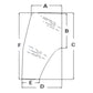 WN-82036001-PEX Glass, Door, LH Fits International/CaseIH JX100U JX1080U JX1090U