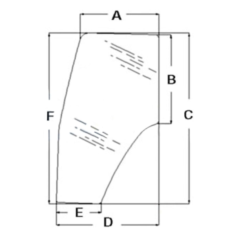 WN-82036001-PEX Glass, Door, LH Fits International/CaseIH JX100U JX1080U JX1090U
