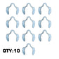 Ten (10) Pack of Replacement Ring Clips 823/00334 Fits JCB 4C, 4CN, 4CX