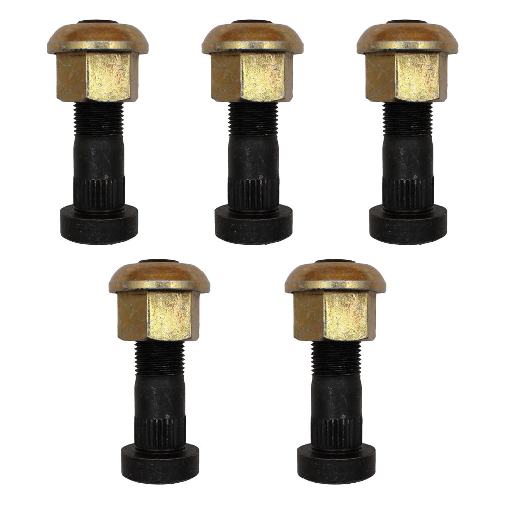 826-00923 Set Of 5 Wheel Studs 1.981" Overall Length Fits JCB Loaders 214 215