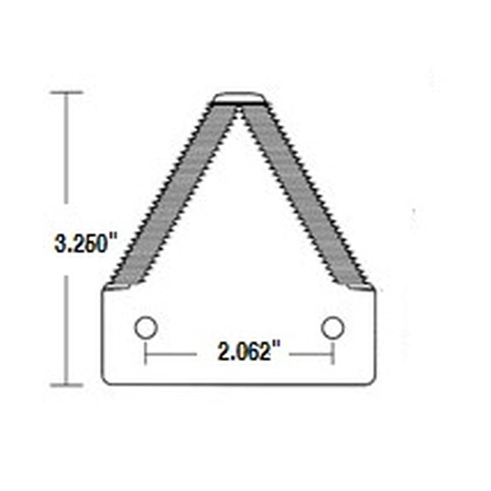 Black Heavy Smooth Sickle Section Fits Massey Ferguson Replaces 683938M1