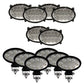 Complete Flood Beam LED Light Kit Fits Case IH Combines - (Pkg. of 12)